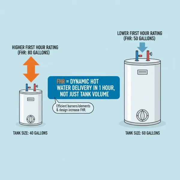 First Hour Rating Explained: Why It Matters More Than Gallons for Your Water Heater