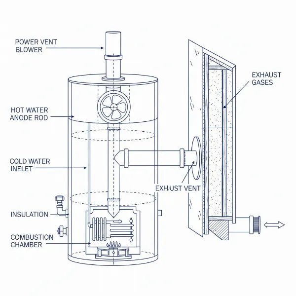 Power Vent vs. Direct Vent Water Heater: Choosing the Right System for Your Home